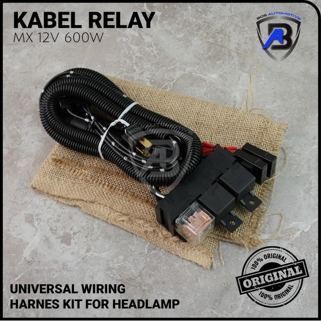 Kabel Relay Lampu H4 Hella Nt Series 3 Relay Untuk 2 Lampu Mobil