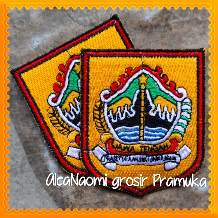 

] FULL BORDIR Bed Logo PEMPROV JAWA TENGAH bordir logo pemerintah provinsi jawa tengah bordir bed