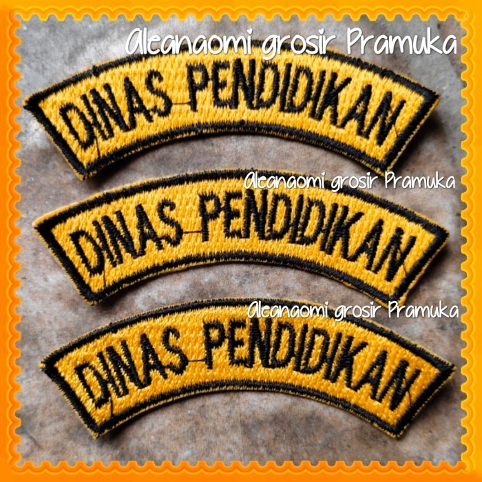 

:::::::] Logo Bed bedge Dinas Pendidikan bordir full bordir