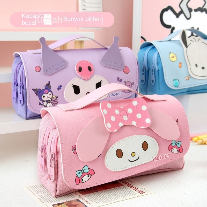 

Kotak Penyimpanan Alat Tulis Kapasitas Besar Tempat Pensil Dekompresi