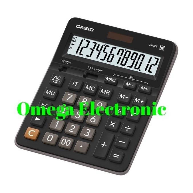 

HARGA DISC - Casio GZ 12S Calculator Desktop Kalkulator Meja Kantor Office GZ12S