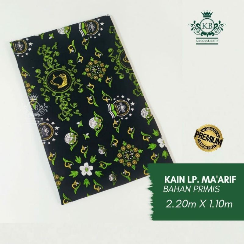 seragam batik motif  Ma'arif guru.