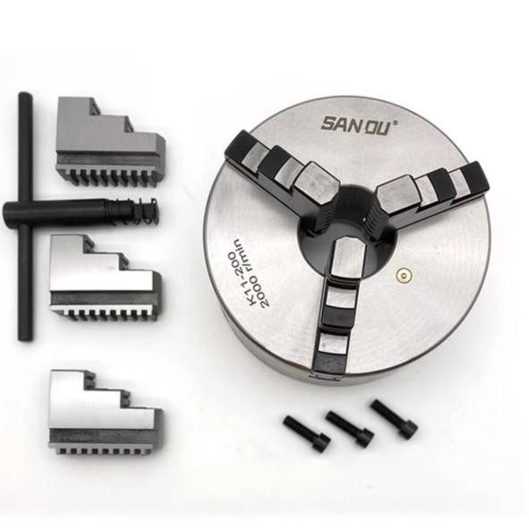 [ Ek ] Chuck Bubut 3" 3 Jaw / Claw Bubut 3 Jaw / Catok Kepala Bubut 3 Inch  Ready