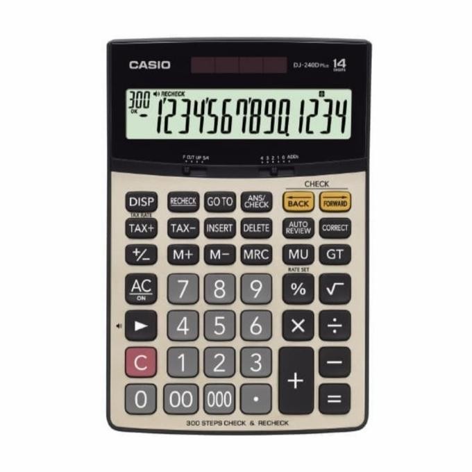 

TERBARU - Casio DJ-240D Plus Check & Correct Kalkulator Calculator DJ 240 D Plus