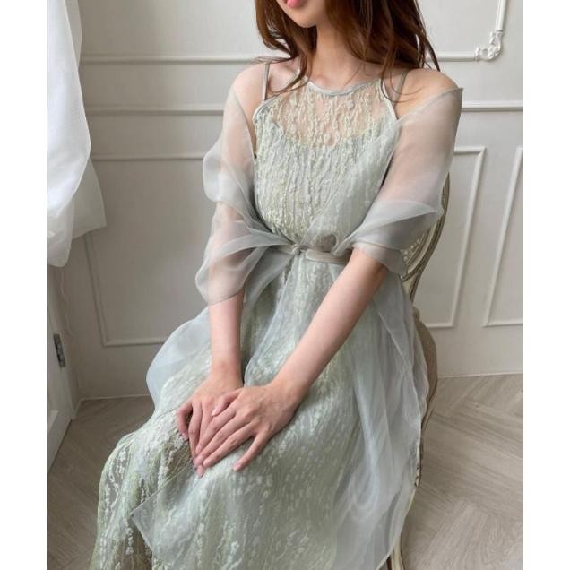 Hot Selendang Organza Scraft Aksesoris Gaun Wanita Gaun Prewedding Scraft Organza Dot Garansi