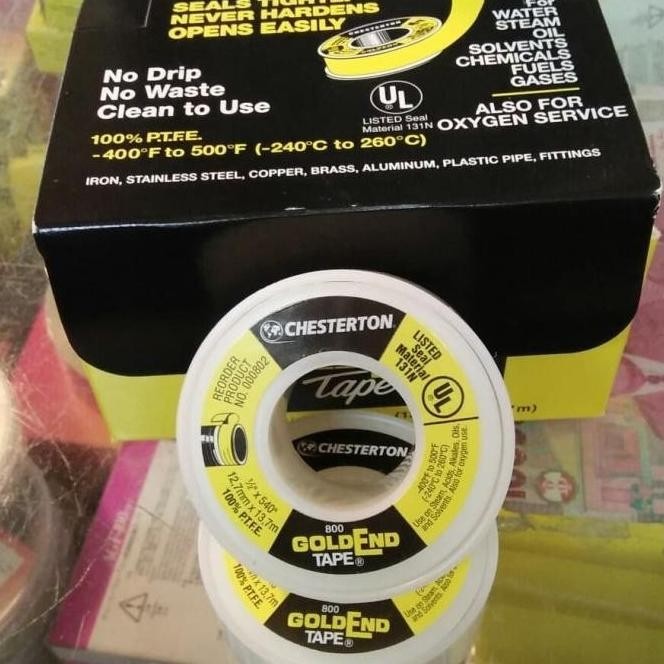 Seal Tape Chesterton/Tahan Panas/Oil Terbaru