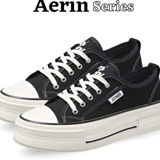 Canikorea Aerin Sepatu Wanita Sneakers Bahan Canvas Bertali 9178