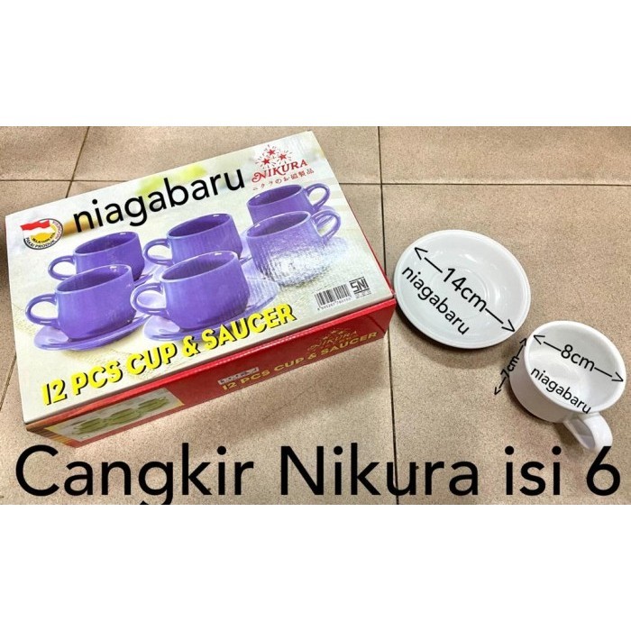 Cangkir Set Nikura 6 Pasang