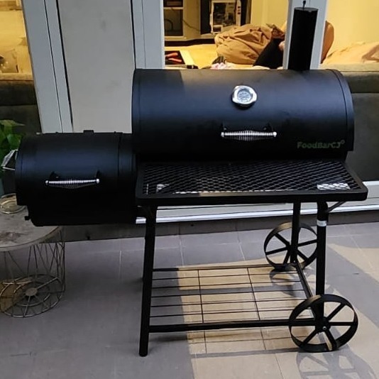 BBQ SMOKER OFFSET HORIZONTAL ALAT DAGING ASAP TYPE S FACTORY BUILD