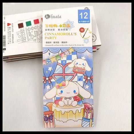 

Watercolor Portable Coloring Paper - Mainan Cat Air Kertas Coloring