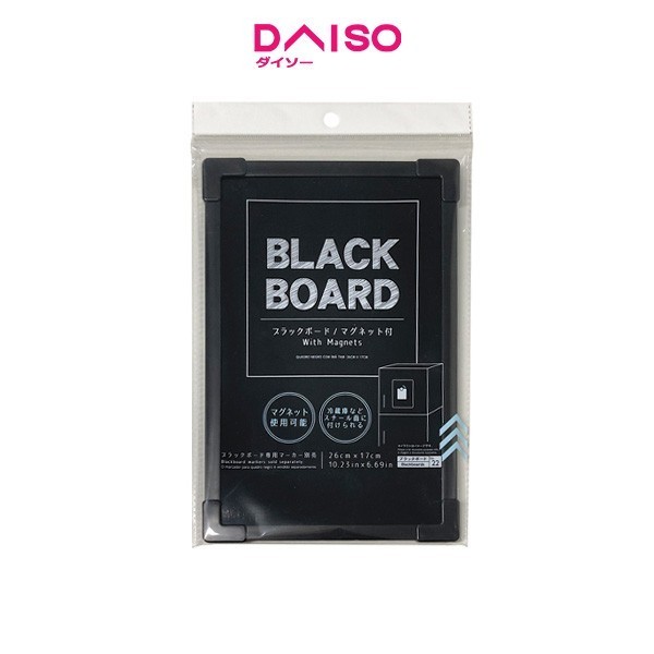 

Sale Daiso Blackboard -With Magnets - 26Cm X 17Cm - 10.23In X 6.69In-