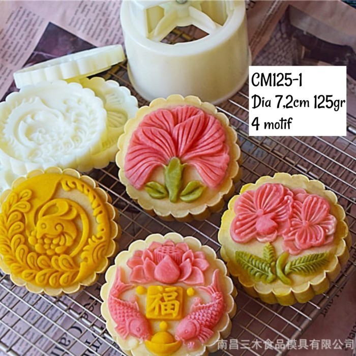 Produk [READY] Promo 125GR cetakan mooncake cetakan kue bulan mooncake mold