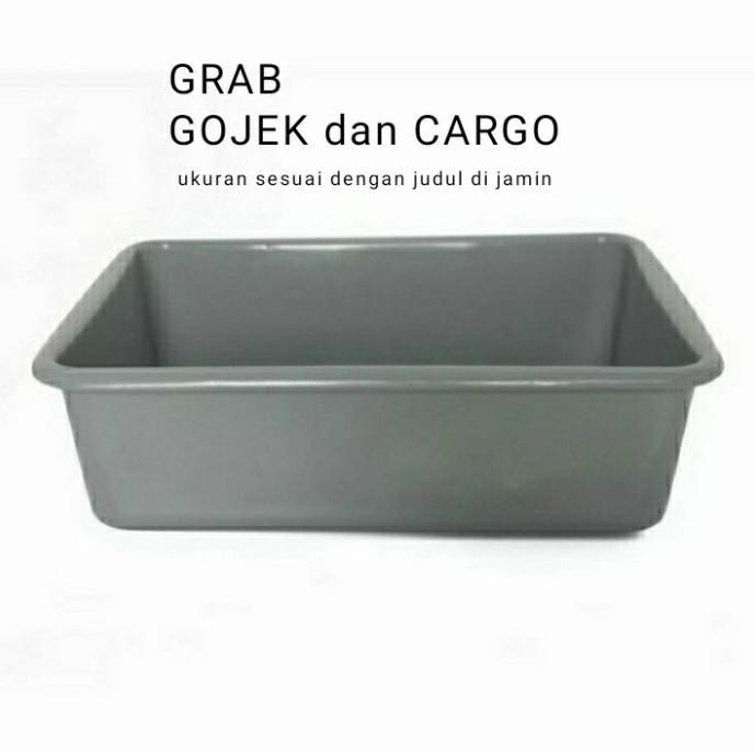 baskom persegi panjang/bak tahu 60 cm