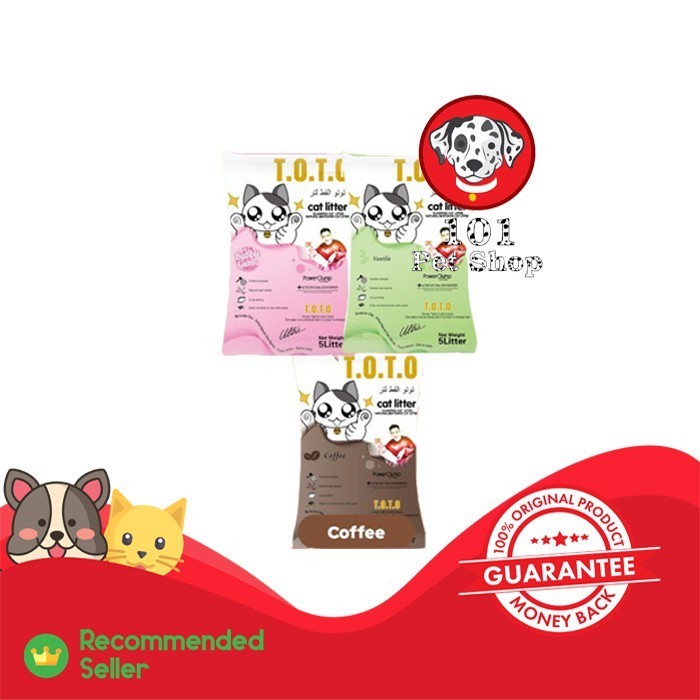 PASIR KUCING GUMPAL WANGI TOTO 20KG ( KHUSUS EKSPEDISI )