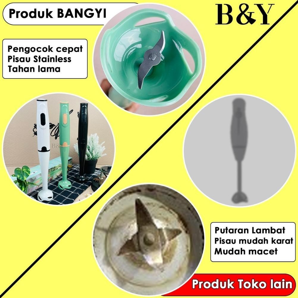 BDF Mixer Hand Mini Kocokan Stainless Steel / Pengocok Mixer Krim Listrik / Mixer Hand Mini Multi Fu