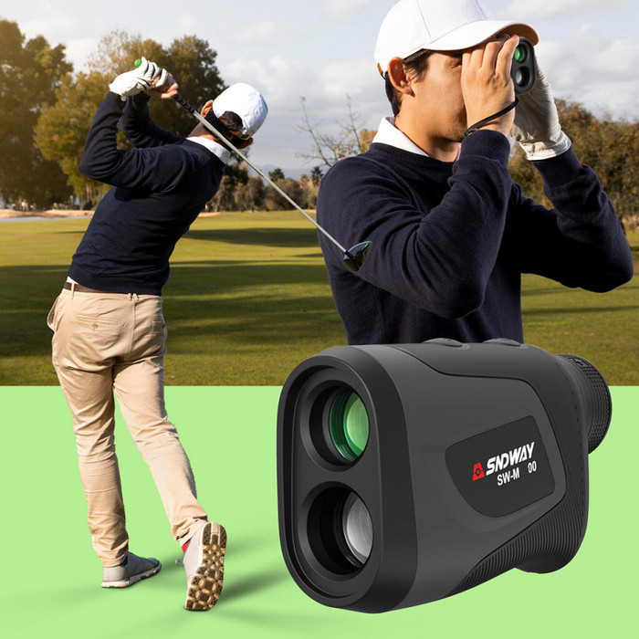 Golf Range Finder Meteran Laser 500M 1000M Sndway Sw M500 M700 M1000