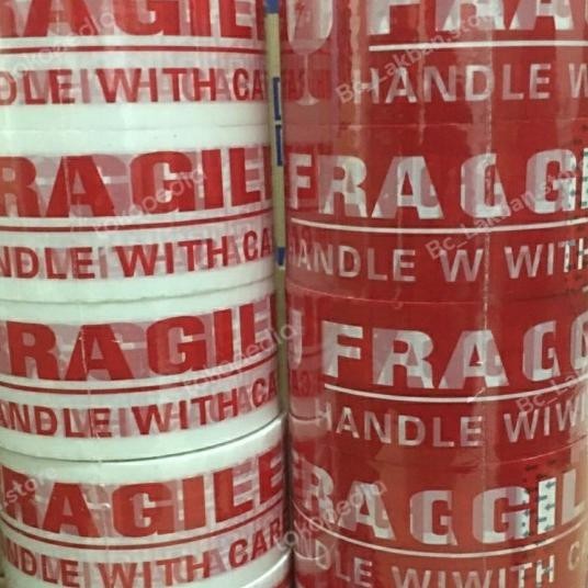 

Lakban Fragile ( 6 Pcs ) Star Tape Kualitas Terbaik