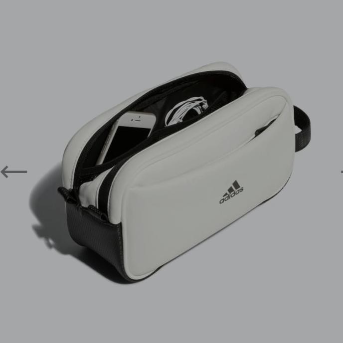 Nat Terlaris Tas Golf Pouch Golf Adidas Ball Bag White List Black Packing