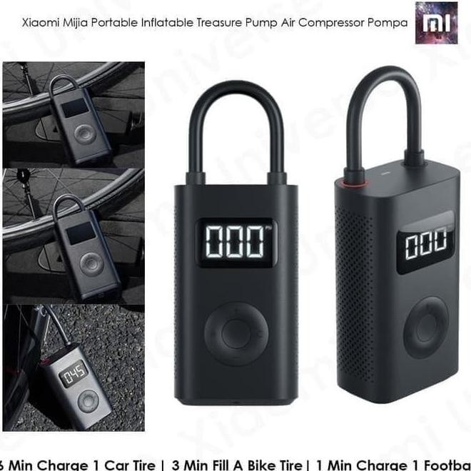 Xiaomi Mijia Electric Elektrik Air Pump Pompa Ban Portable Mobil Motor