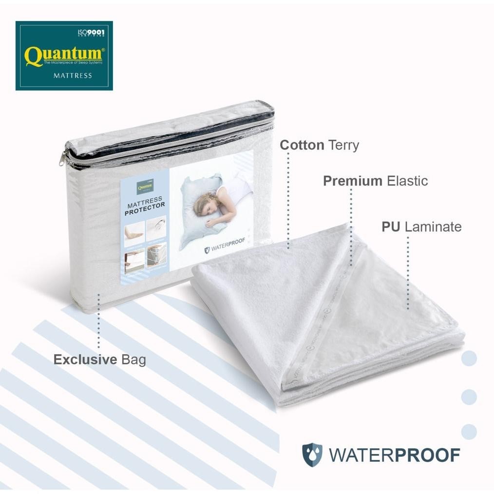 Matras Protector / Pelindung Kasur Waterproof Quantum 180 x 200