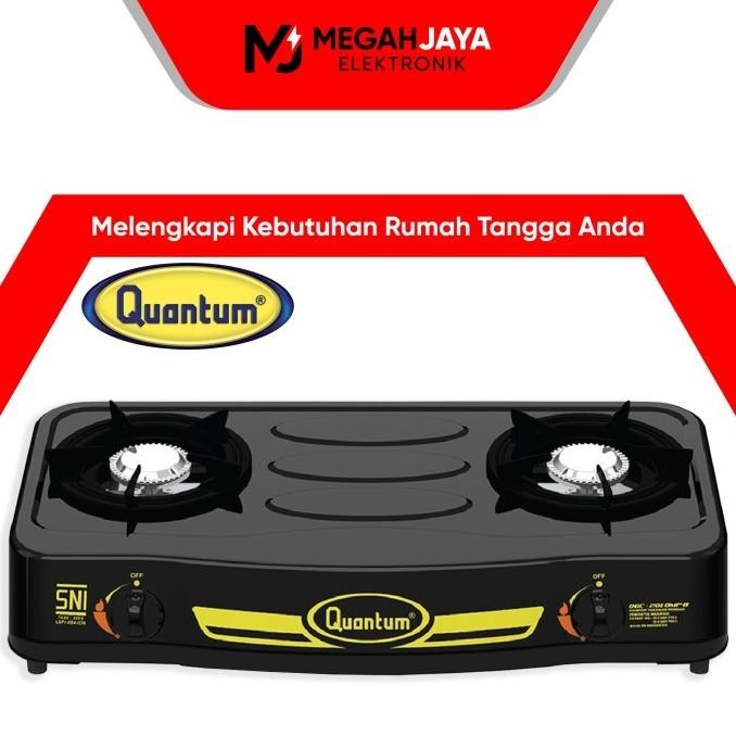 QUANTUM KOMPOR QGC-201DMPB / QGC 201DMPB (2 TUNGKU) GARANSI RESMI