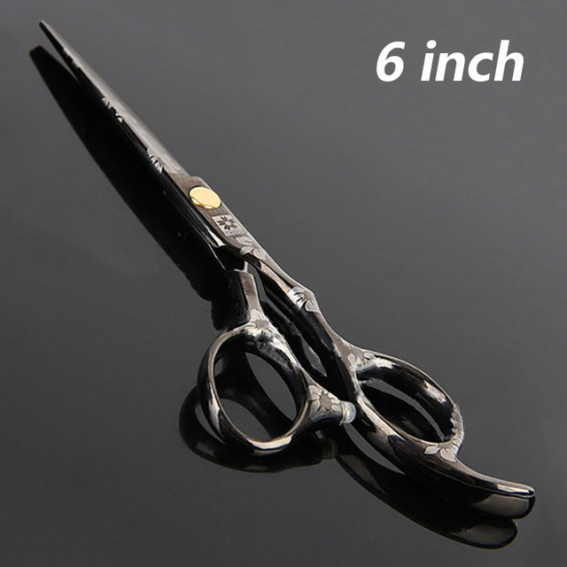 

Knifezer Yinghua Gunting Rambut Hairdressing Scissors Flat Cut 6 Inch Cl 6 Black