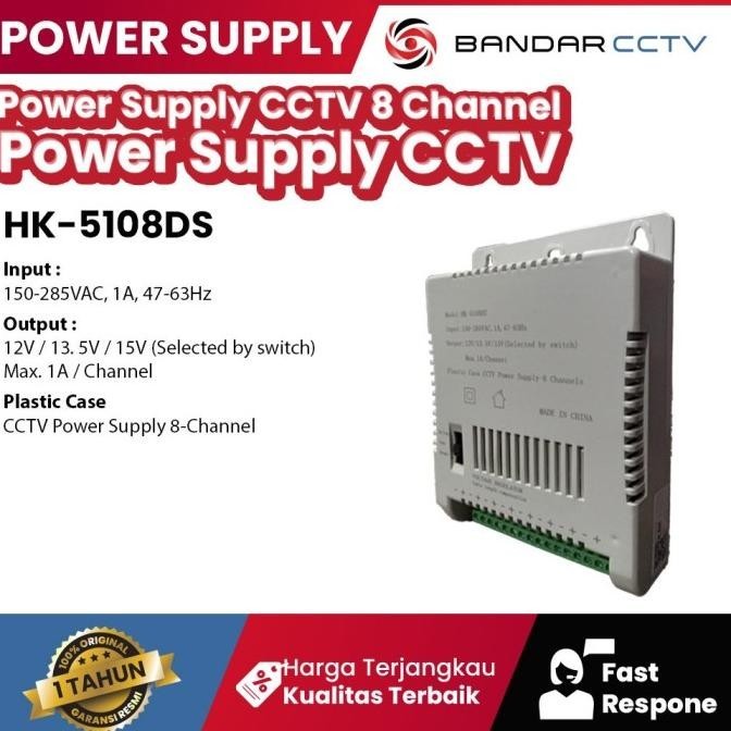 POWER SUPPLY CCTV 8 CHANNEL