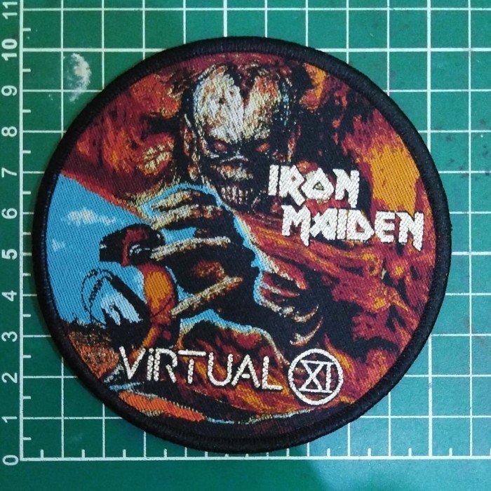 Terbaru Emblem Woven Patch Metal Iron Maiden Obituary Gammaray High Quality Promo Terlaris