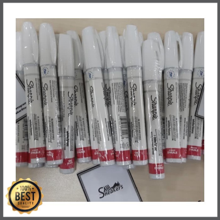 

Sharpie WHITE OIL Based utk REPAINT BOOST nmd ultraboost yeezy sneaker