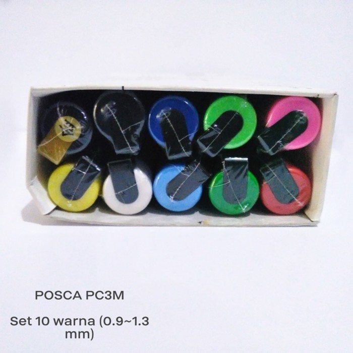 

UNI POSCA Pc3M Set 10 Warna