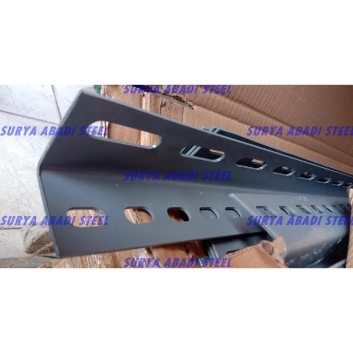 Rak Siku Lubang besi / besi siku lobang (2.1mm) 3 Meter ES77