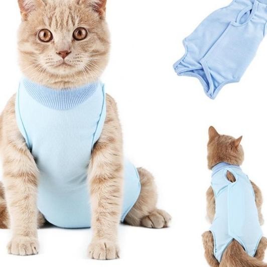 Baju Kucing & Anjing Recovery Baju Steril Kucing Betina