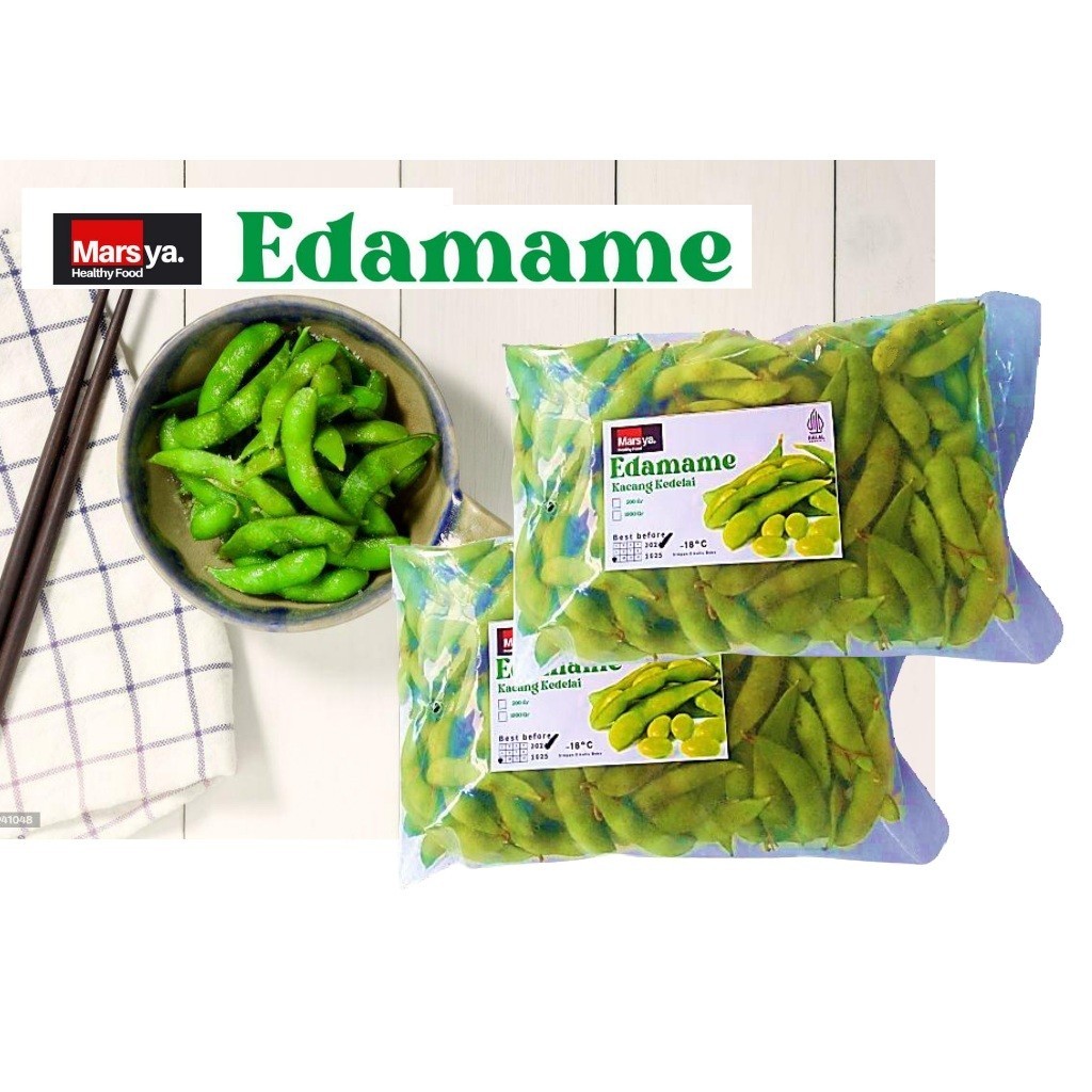 

Edamame Kacang kedelai Frozen Marsya Food 500 gr