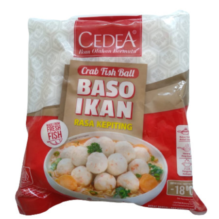 

Baso ikan rasa kepiting Cedea 500gr