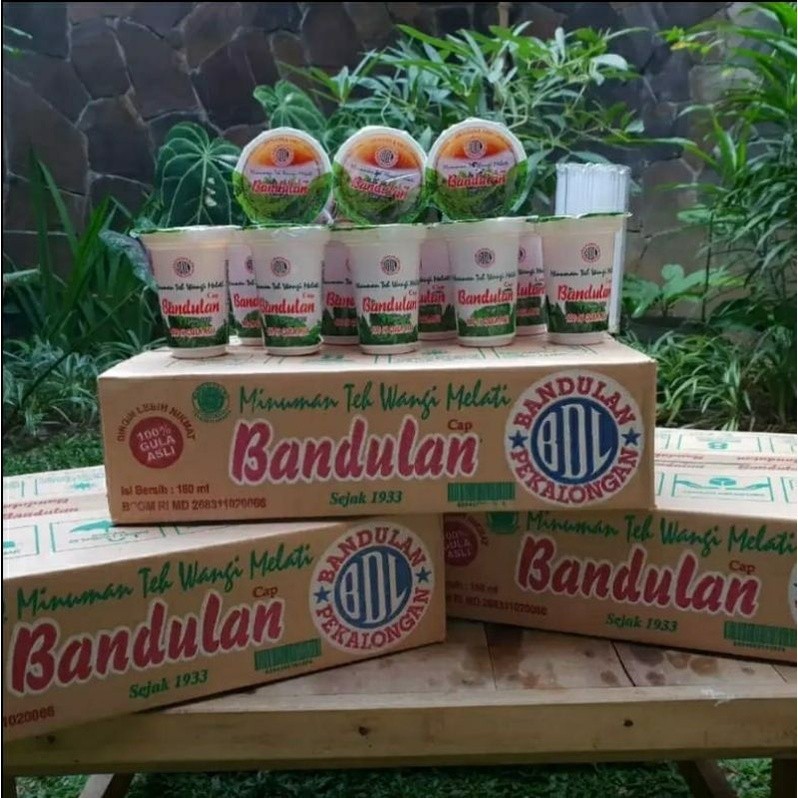 

Teh Bandulan Teh Melati 160 ml / Teh Hijau isi 24 gelas 180ml / 240ml