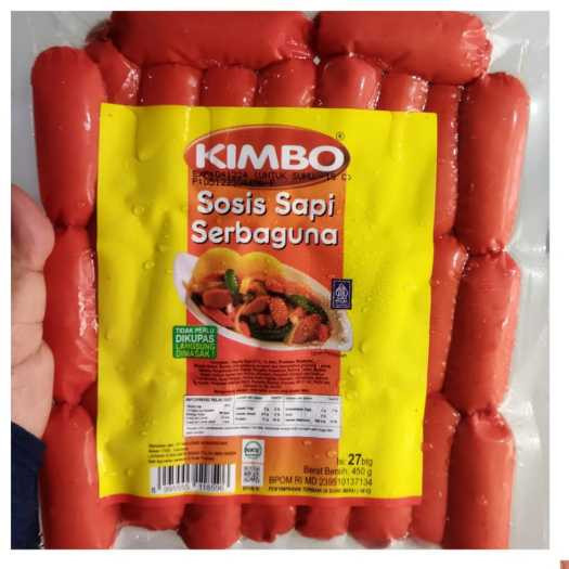 

Sosis sapi kimbo serba guna 450gr isi 27 pcs