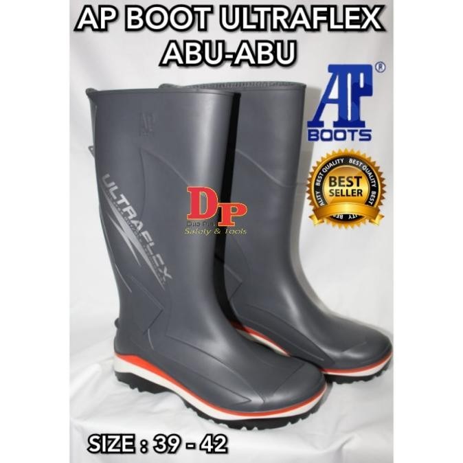SEPATU AP BOOT ULTRAFLEX ABU ABU AP BOOTS ULTRAFLEX GRAY