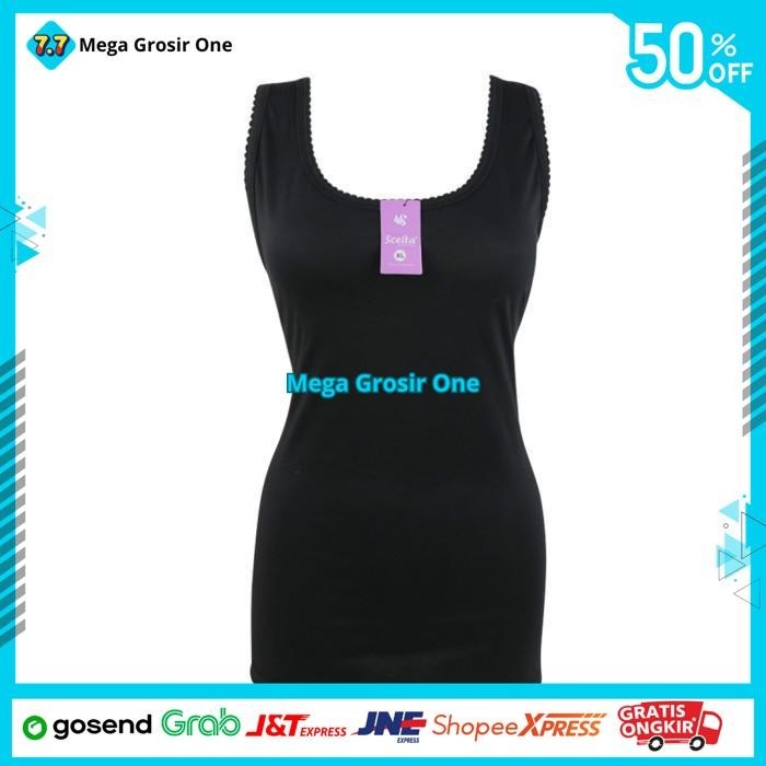 TANKTOP WANITA BIG SIZE ATASAN CAMISOLE POLOS AT  PRODUK PILIHAN