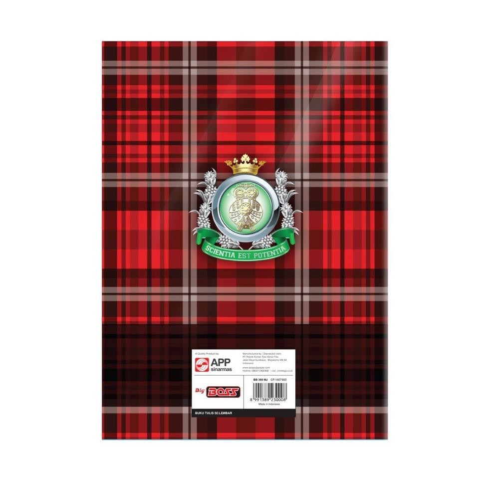 

Big Boss Campus Buku Tulis Sekolah 50 Lembar DISKON BESAR