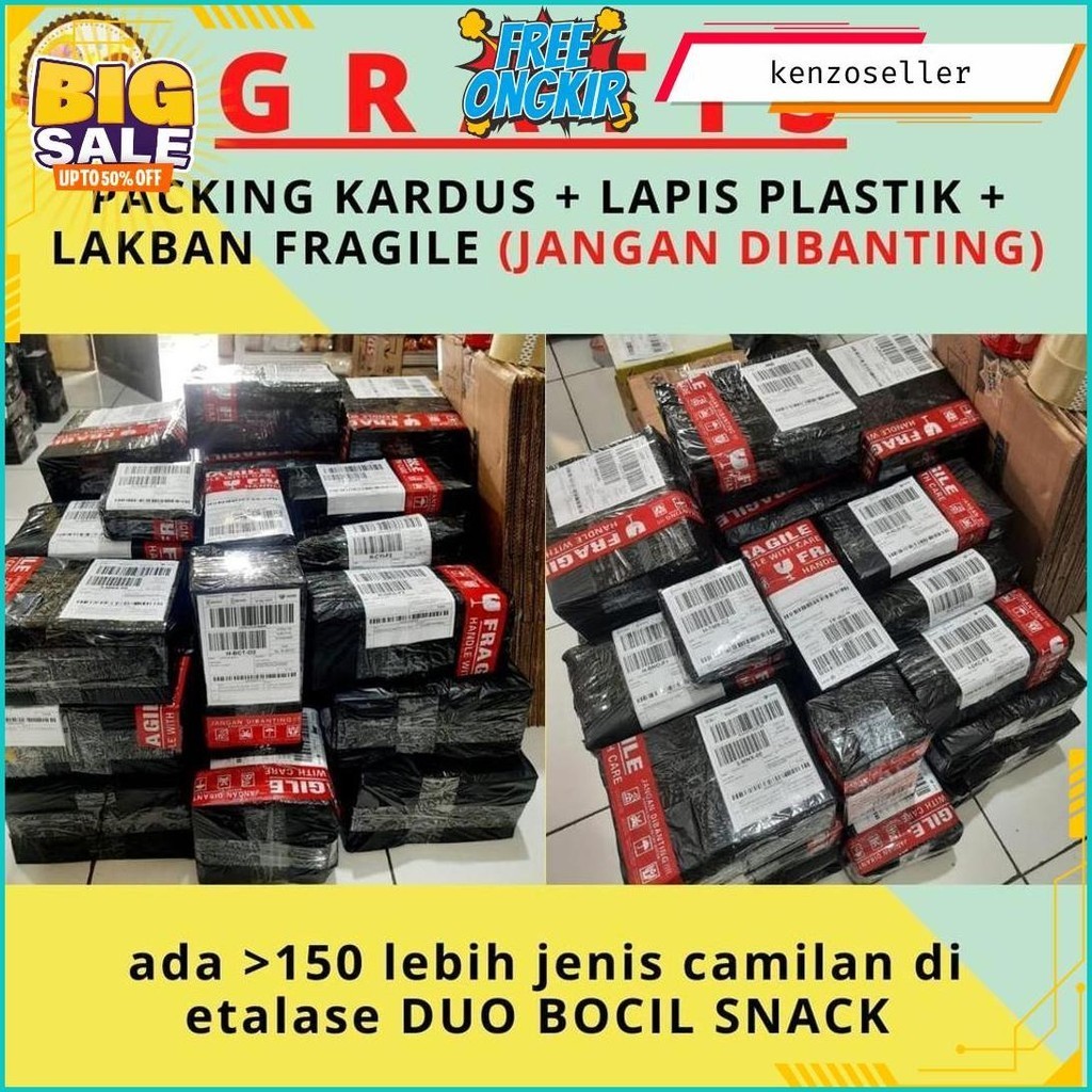 

Peyek Kacang Tanah Toples / Keripik Rempeyek - Duo Bocil Snack Siap Kirim