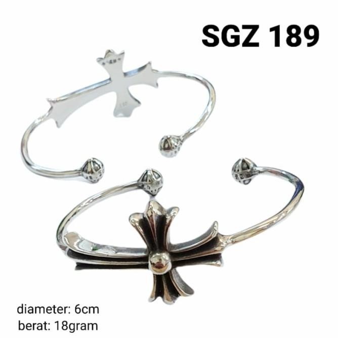 New Stock Gelang Chrome Hearts Titanium (Super Reprika)