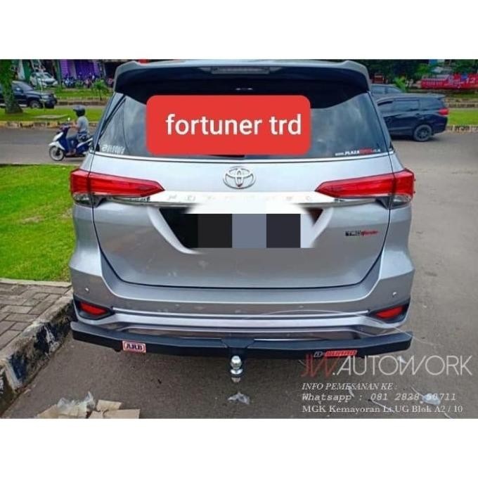 Tanduk Belakang Besi Arb Bumper Guard Towing Bar Mobil Fortuner Vrz