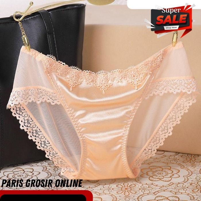 CELANA DALAM WANITA SATIN SUTERA IMPORT MENGKILAP DIJAMIN GRATIS ONGKIR