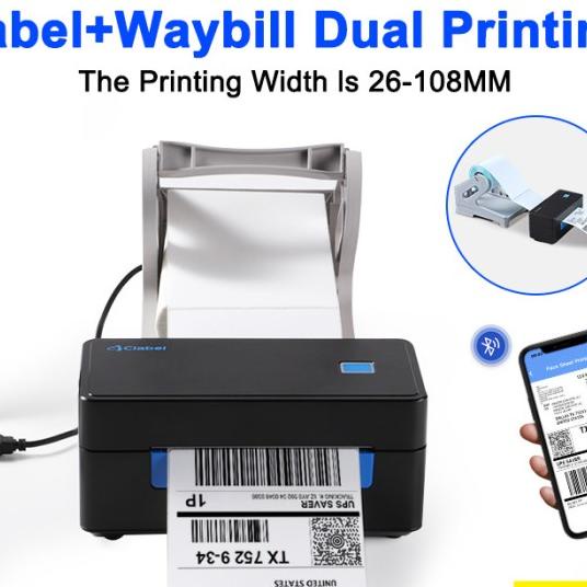 Clabel 428S Printer Resi Bluetooth Printer Resi Label Giriman