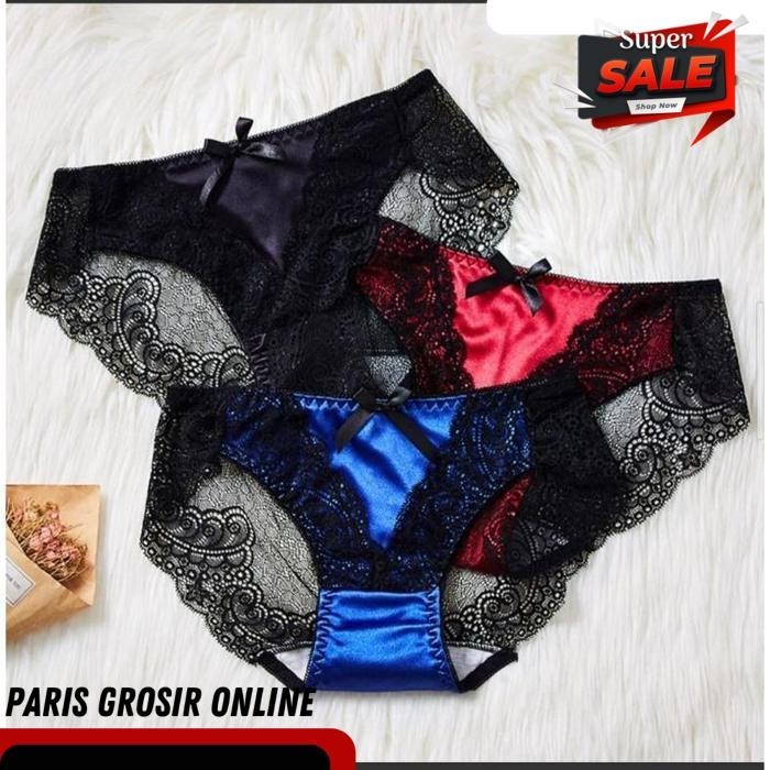 CELANA DALAM SATIN RENDA LICIN MENGKILAP BEST PRODUCT