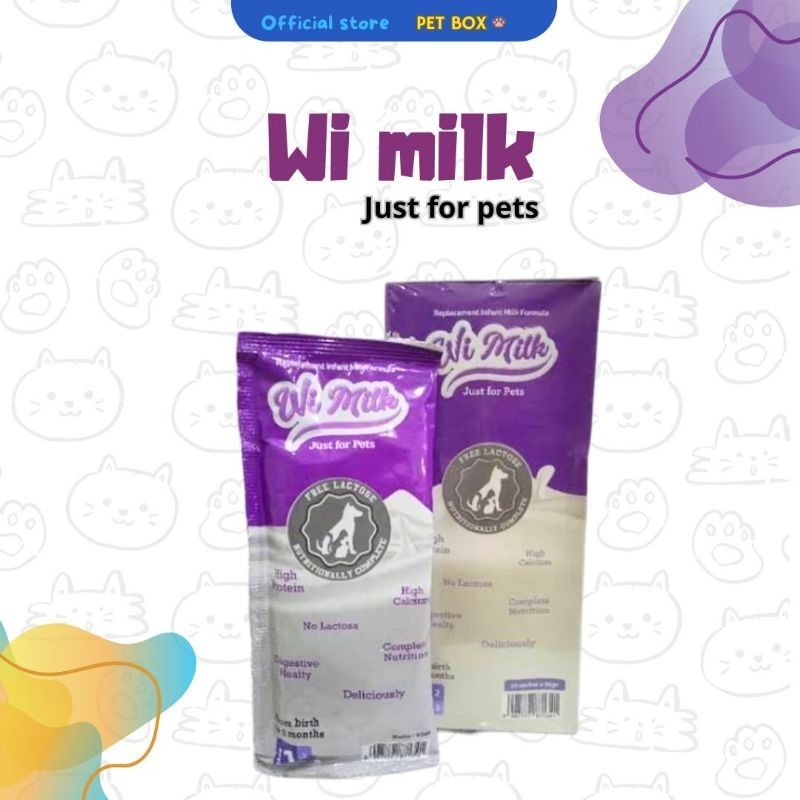 WiMilk 25g - Susu Kucing Anjing
