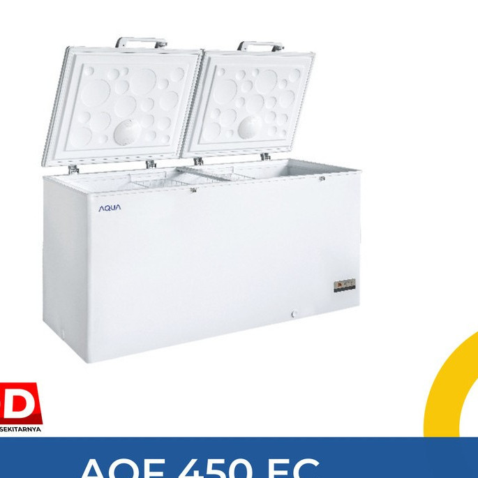 AQUA JAPAN CHEST FREEZER AQF 450 EC Kapasitas 429 Liter AQF450 AQF450EC 450EC