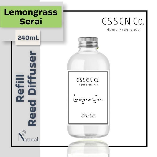 Reed Diffuser Lemongrass Aromatherapy Pewangi Ruangan Aromaterapi