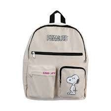 Miniso Snoopy Backpack with Pocket Tas Miniso Tas Ransel Miniso Tas Snoopy Ransel Snoopy Tas Anak Ta