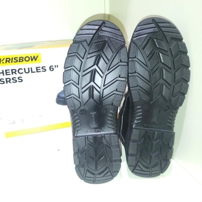 Sepatu Safety Krisbow Hercules 6 Inchi/Safety Shoes Hercules 6 Inchi  Ready